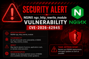 NGINX ngx_http_rewrite_module vulnerability CVE-2026-42945