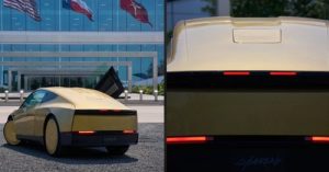Tesla Installs Starlink Antenna on Cybercab for the First Time